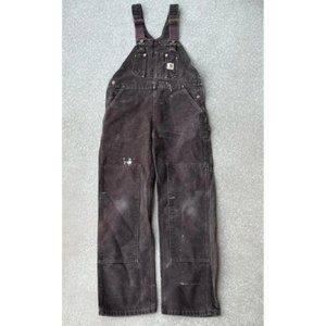 Carthartt Overalls Brown Double Knees 34/32 Vintage